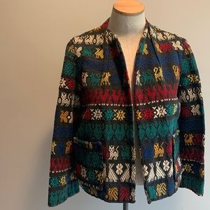 Handmade Guatamalan Embroidered jacket